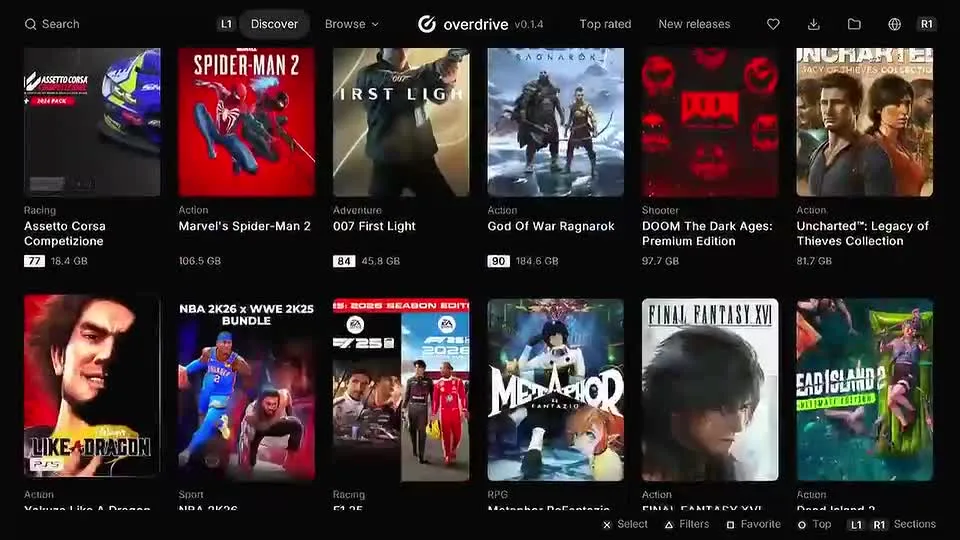 OverDrive fecha no PS5 e levanta suspeita de ação da Sony, mas notificação legal ainda não foi comprovada