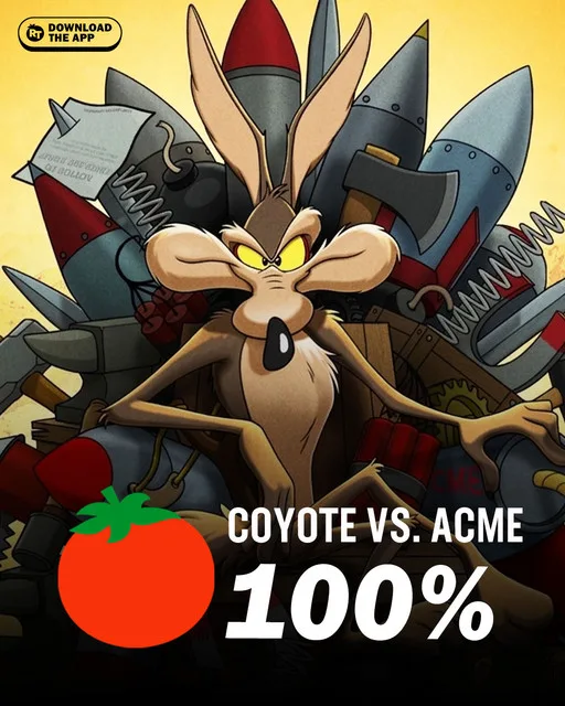 Coyote vs. Acme estreia com 100% de aprovação no Rotten Tomatoes