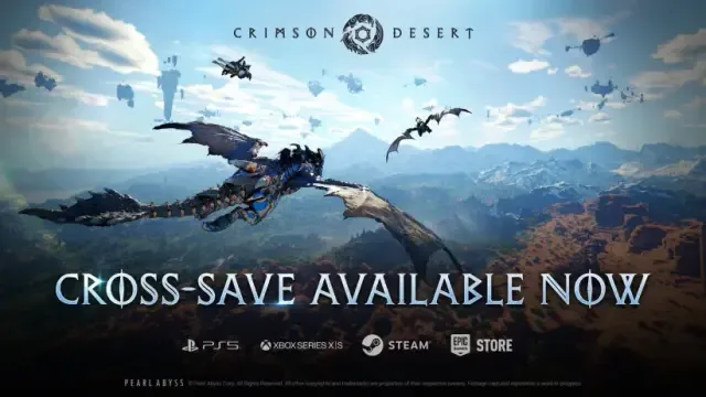 Crimson Desert recebe cross-save entre PS5, Xbox e PC em nova atualização e vence evento que premia avanço tecnológico.