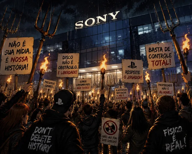 🚨 SONY ENFRENTA REVOLTA HISTÓRICA APÓS ANUNCIAR O FIM DOS JOGOS FÍSICOS