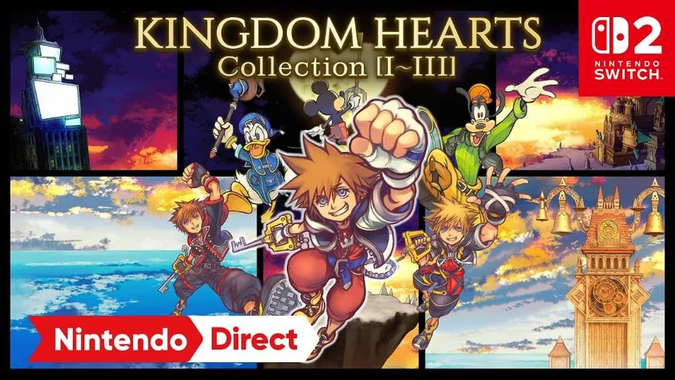 Kingdom Hearts abandona a nuvem no Switch e migra para versões nativas no Switch 2