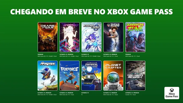 Novos jogos chegam ao Xbox Game Pass em julho; Gears of War: Reloaded lidera a lista