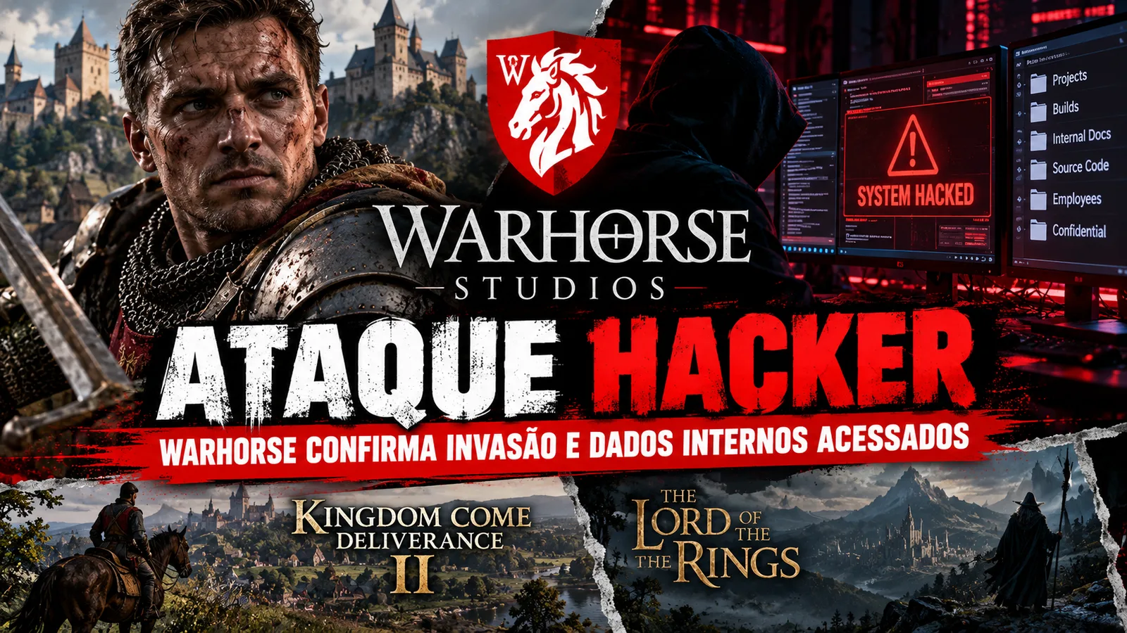 Warhorse Studios sofre ataque hacker e dados internos são acessados; novos jogos podem estar em risco