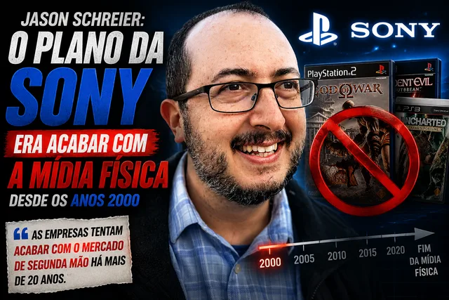 Jason Schreier explica por que o fim da mídia física no PlayStation parecia inevitável