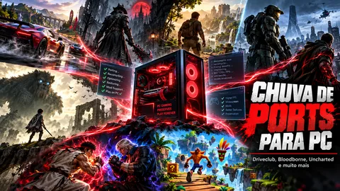 Chuva de ports para PC! Driveclub, Bloodborne, Uncharted, Killzone e mais clássicos ganham vida fora dos consoles