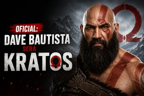 OFICIAL: Dave Bautista será Kratos na série de God of War do Prime Video
