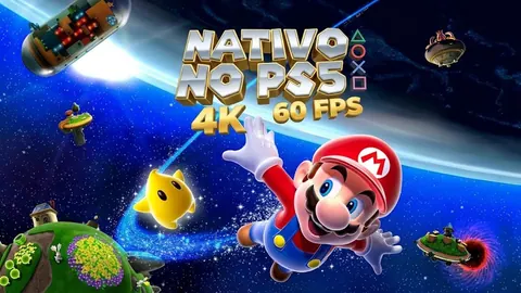 Super Mario Galaxy roda nativamente no PS5 desbloqueado a 4K e 60 FPS